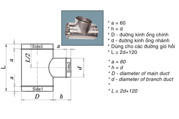 Cách chọn nối ống chữ T