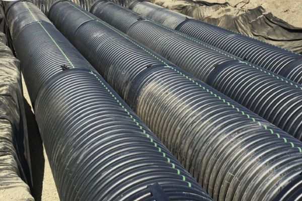 Thi công ống HDPE gân sóng Tiền Phong