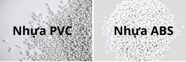 so sánh nhựa pvc với nhựa abs