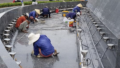 Hệ thống cấp thoát nước cho đài phun nước
