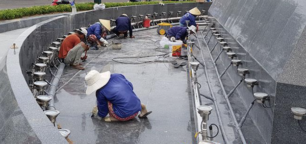 Hệ thống cấp thoát nước cho đài phun nước