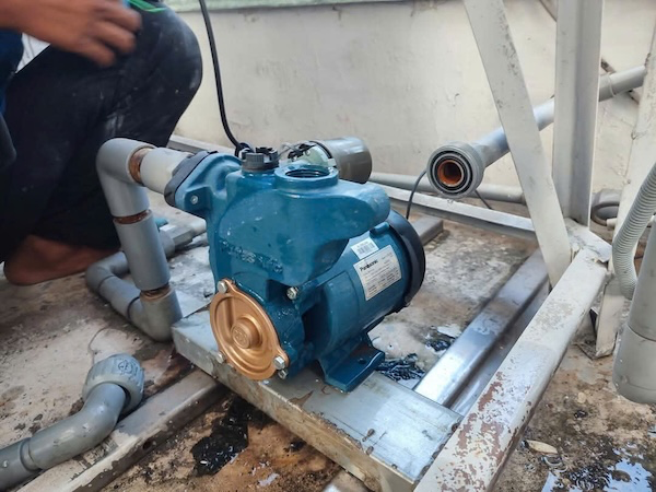 lắp đặt máy bơm nước đúng